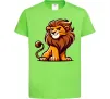 Дитяча футболка Левеня Лаймовий фото