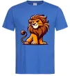 Мужская футболка Левеня Ярко-синий фото