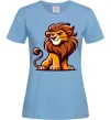 Жіноча футболка Левеня Блакитний фото