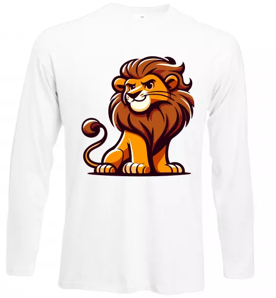 Лонгслив Левеня Белый фото