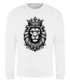 Свитшот Лев з короною Белый фото