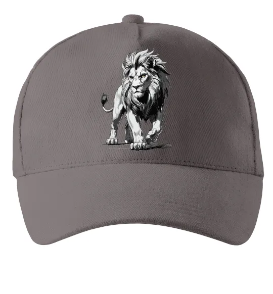 Кепка Лев ескіз Серый фото