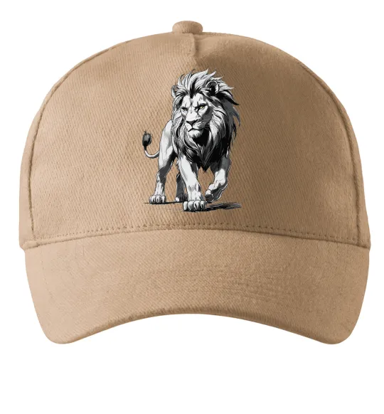 Кепка Лев ескіз Песочный фото
