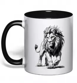 Чашка с цветной ручкой