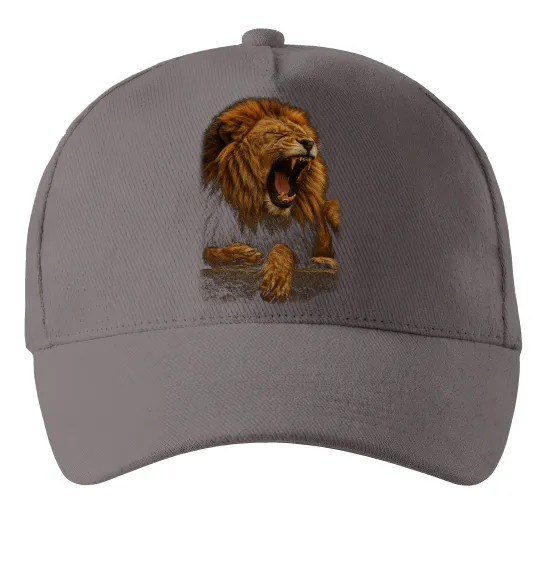 Кепка Lion roar Серый фото