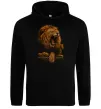 Мужская толстовка (худи) Lion roar Черный фото