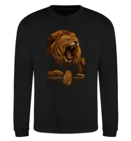 Свитшот Lion roar Черный фото