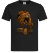 Мужская футболка Lion roar Черный фото
