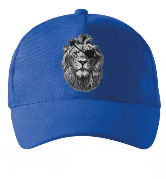 Кепка Лев в пов'язці Яскраво-синій фото