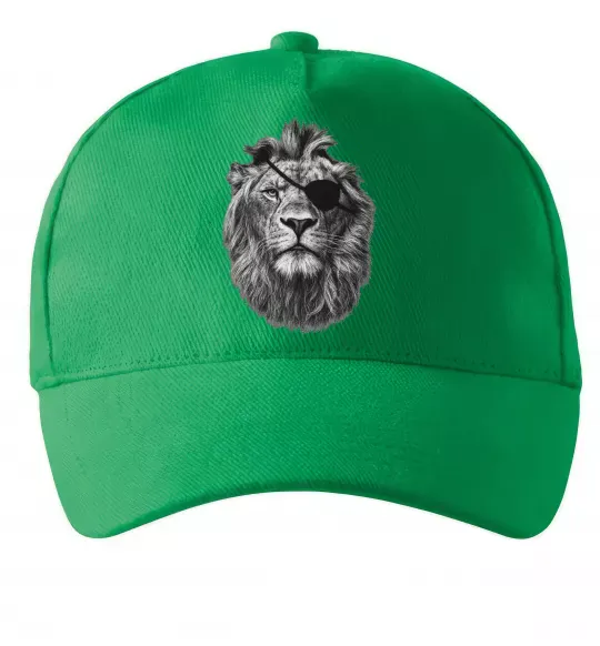Кепка Лев в пов'язці Зелений фото