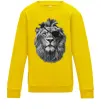 Детский Свитшот Лев в пов'язці Солнечно желтый фото