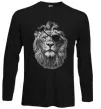 Лонгслив Лев в пов'язці Черный фото
