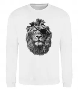 Свитшот Лев в пов'язці Белый фото