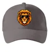 Кепка Крутий лев Серый фото