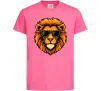 Детская футболка Крутий лев Ярко-розовый Детская футболка Крутий лев Ярко-розовый фото