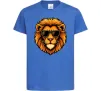 Детская футболка Крутий лев Ярко-синий Детская футболка Крутий лев Ярко-синий фото