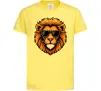 Детская футболка Крутий лев Лимонный Детская футболка Крутий лев Лимонный фото
