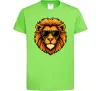 Детская футболка Крутий лев Лаймовый Детская футболка Крутий лев Лаймовый фото