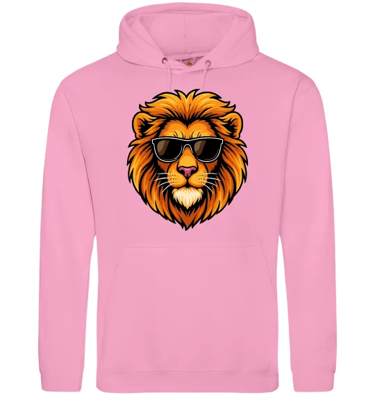 Женская толстовка (худи) Крутий лев Розовый фото