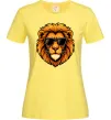Жіноча футболка Крутий лев Лимонний Жіноча футболка Крутий лев Лимонний фото