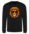 Свитшот Крутий лев Черный фото