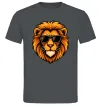 Мужская футболка Крутий лев Графит фото