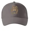 Кепка Голова лева Серый фото