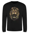 Свитшот Голова лева Черный фото