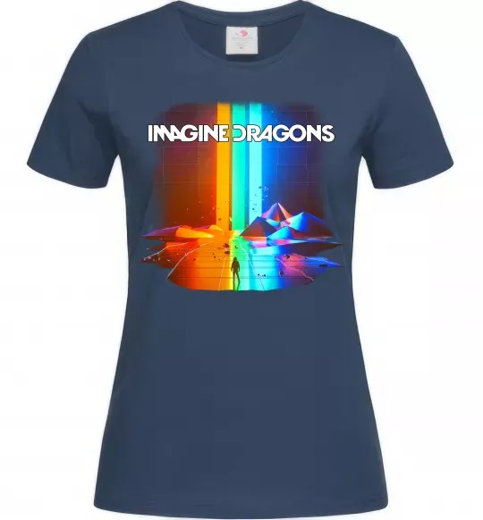 Женская футболка Imagine Dragons Темно-синий фото