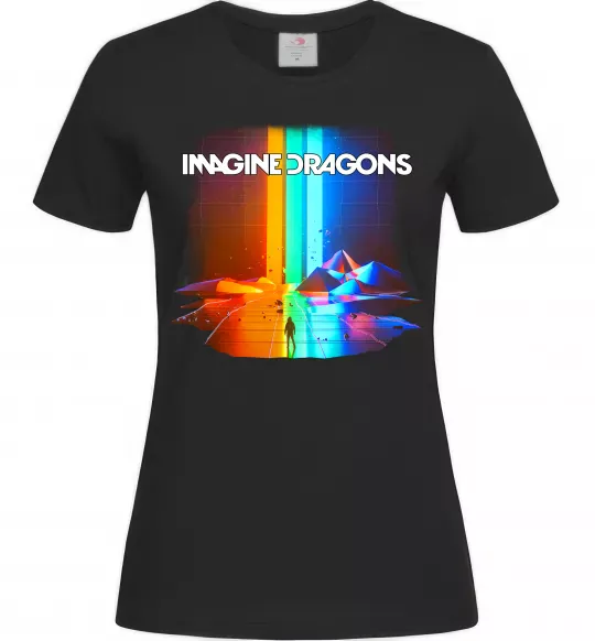 Женская футболка Imagine Dragons Черный фото