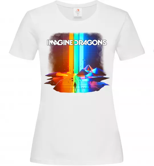 Женская футболка Imagine Dragons Белый фото
