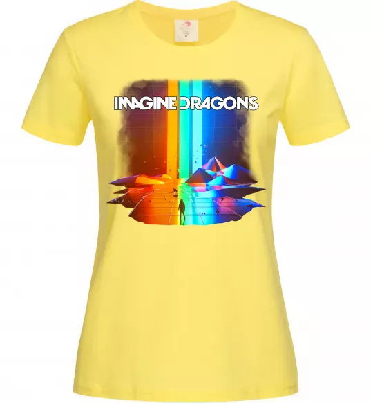 Женская футболка Imagine Dragons Лимонный фото