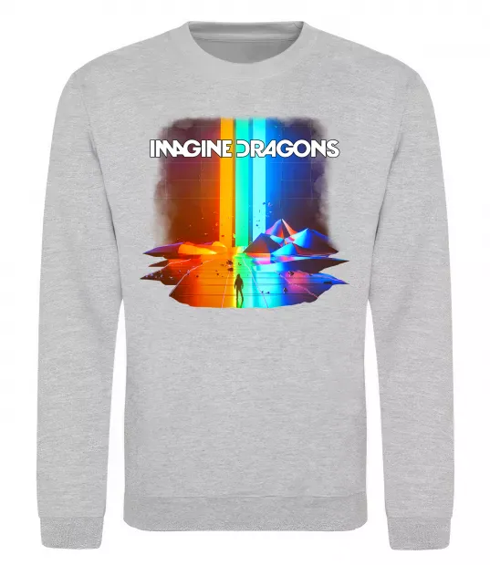 Свитшот Imagine Dragons Серый меланж фото