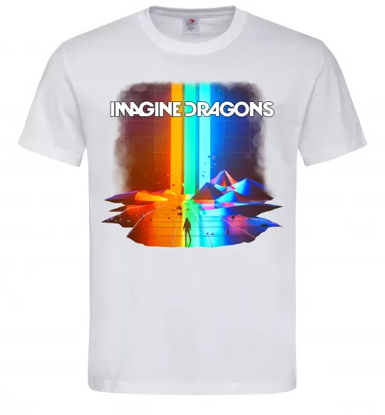 Мужская футболка Imagine Dragons Белый фото