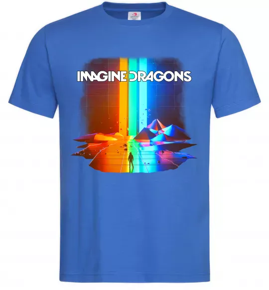 Мужская футболка Imagine Dragons Ярко-синий фото