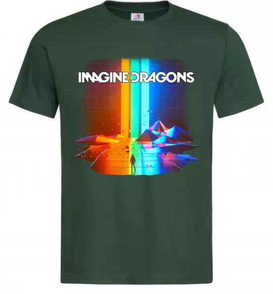 Мужская футболка Imagine Dragons Темно-зеленый фото
