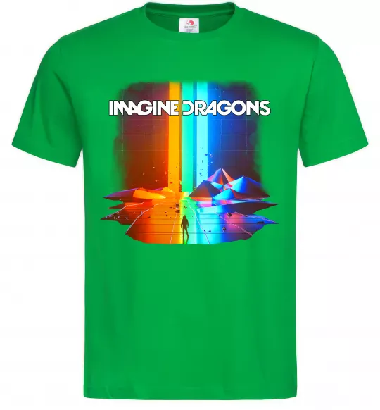 Мужская футболка Imagine Dragons Зеленый фото