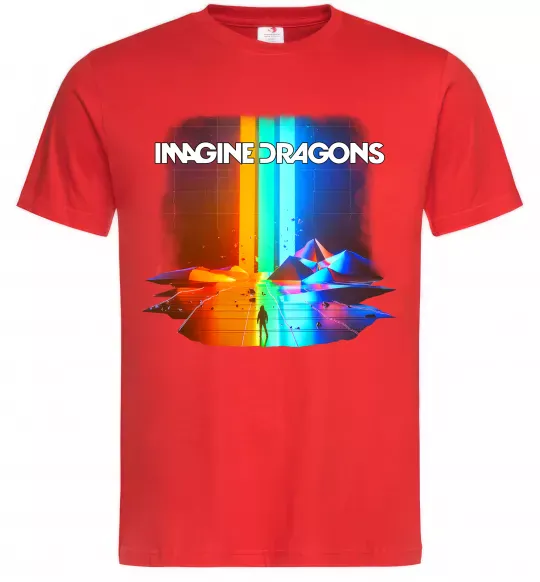 Мужская футболка Imagine Dragons Красный фото