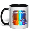 Чашка с цветной ручкой Imagine Dragons Черный фото