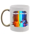 Чашка с цветной ручкой Imagine Dragons Золото фото