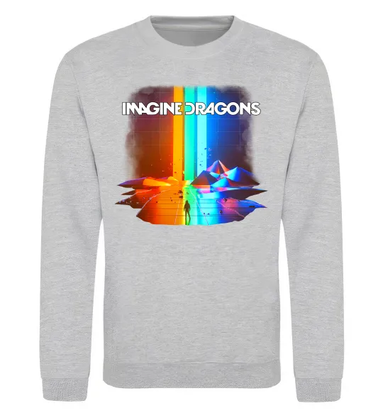 Свитшот Imagine Dragons Серый меланж фото