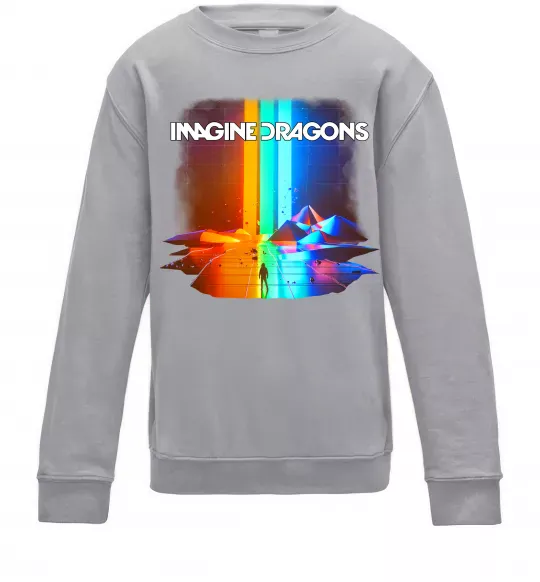 Дитячий світшот Imagine Dragons Сірий меланж фото