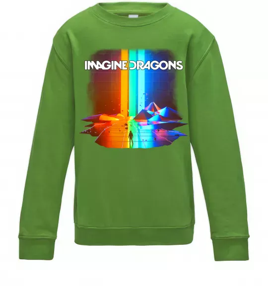 Дитячий світшот Imagine Dragons Лаймовий фото