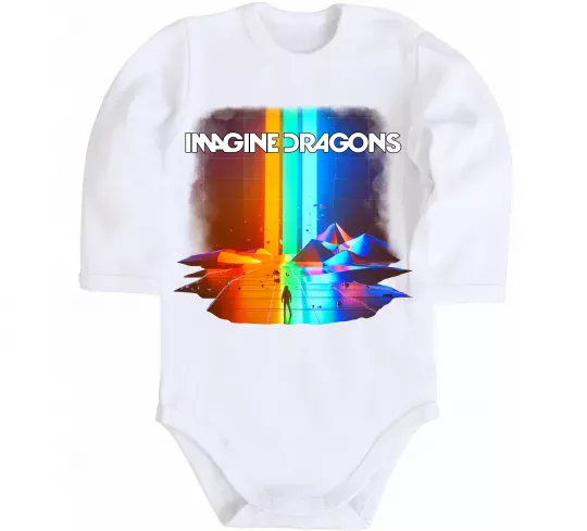 Детский боди Imagine Dragons Белый фото
