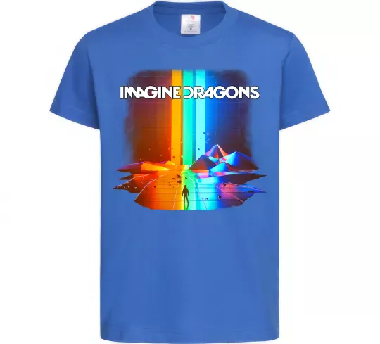 Детская футболка Imagine Dragons Ярко-синий фото