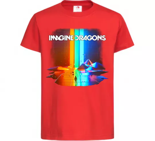 Детская футболка Imagine Dragons Красный фото