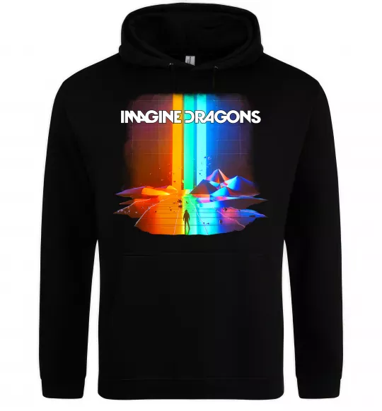 Мужская толстовка (худи) Imagine Dragons Черный фото