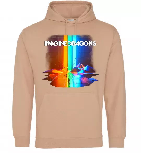 Мужская толстовка (худи) Imagine Dragons Песочный фото