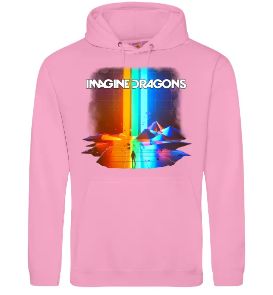 Женская толстовка (худи) Imagine Dragons Розовый фото