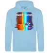 Женская толстовка (худи) Imagine Dragons Голубой фото